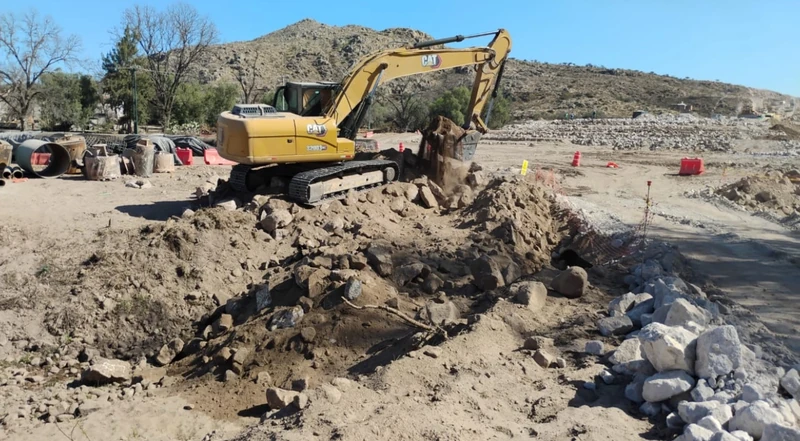 Pilotes Ejido La Pitahaya · excavación del terreno
